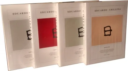 Иллюстрированная Книга Chillida - Chillida Opus 4 vol. Catalogue raisonné graphic work. 1959-2001