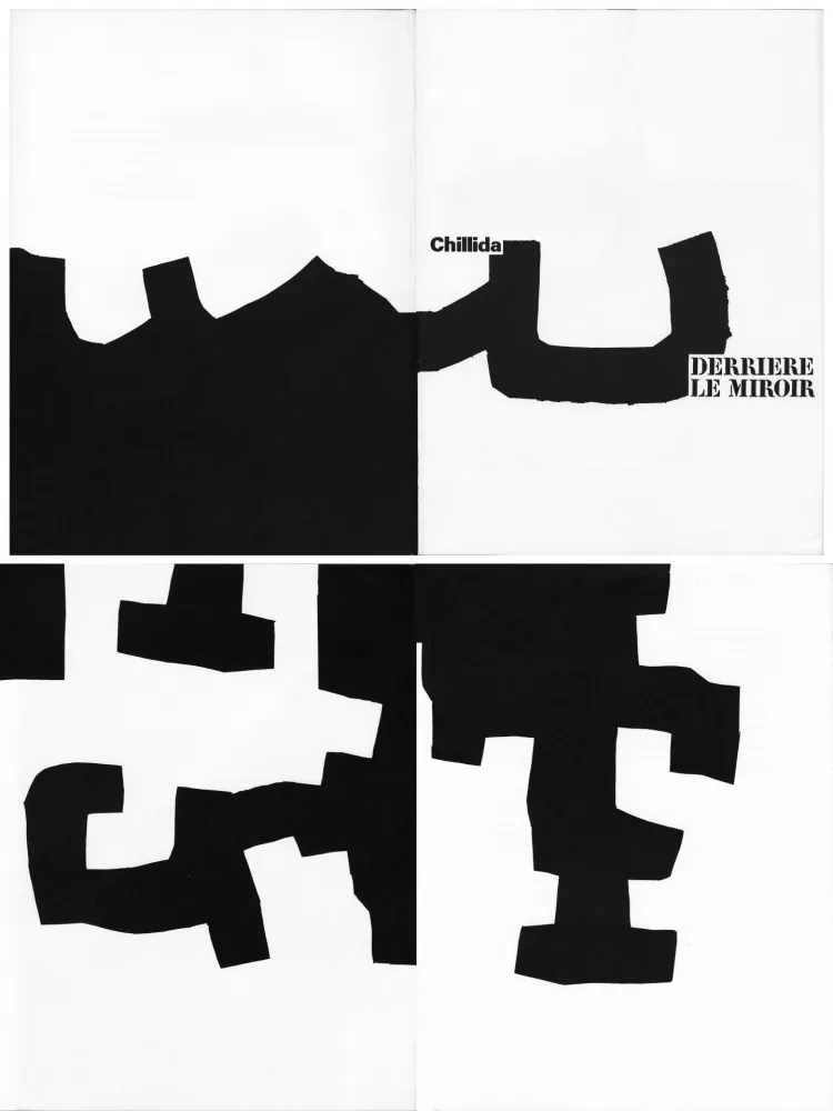Иллюстрированная Книга Chillida - Derrière le Miroir n° 204 . CHILLIDA . Juin 1973.