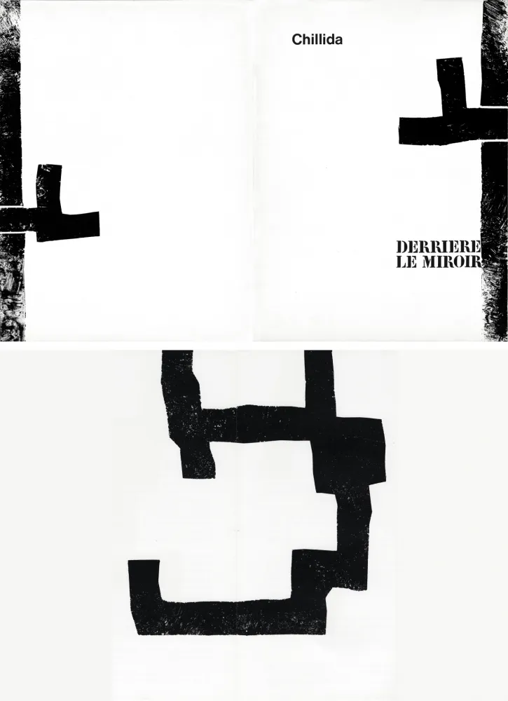 Иллюстрированная Книга Chillida - DERRIÈRE LE MIROIR N°183. CHILLIDA. Février 1970.
