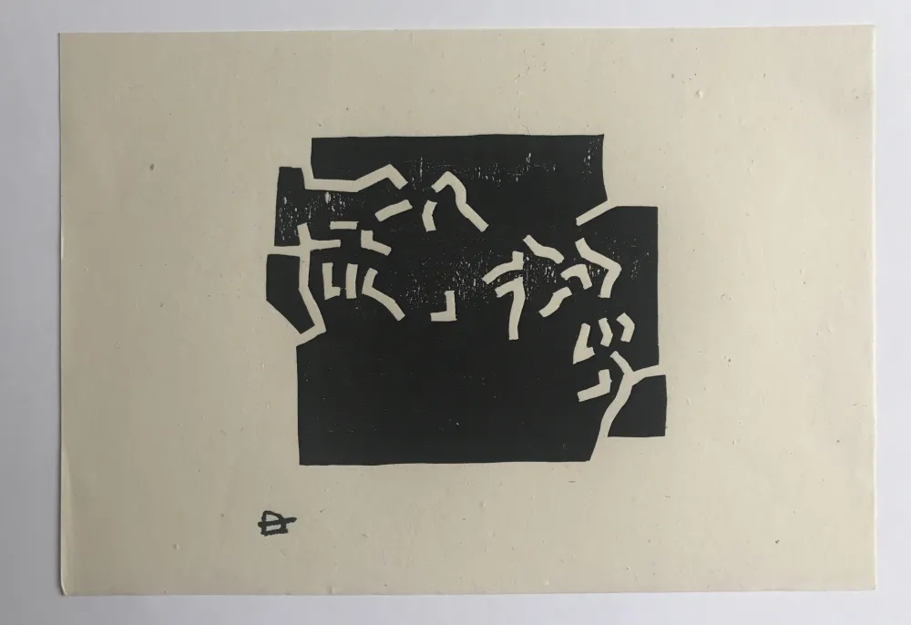 Гравюра На Дереве Chillida - Egokarri (Carte de Voeux 69)