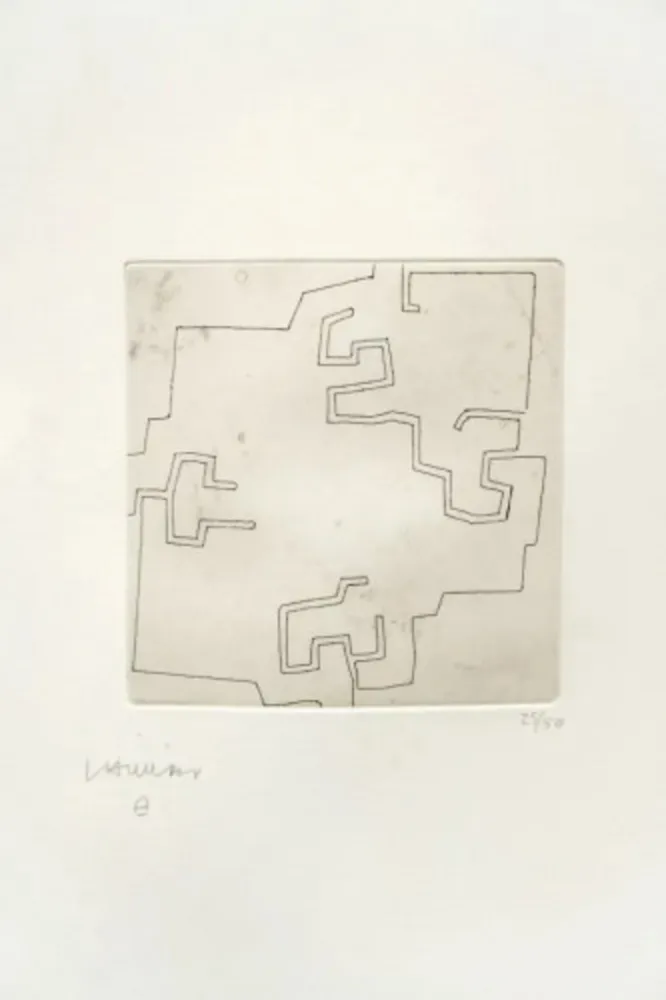 Гравюра Chillida - Enda IV. (Raza)