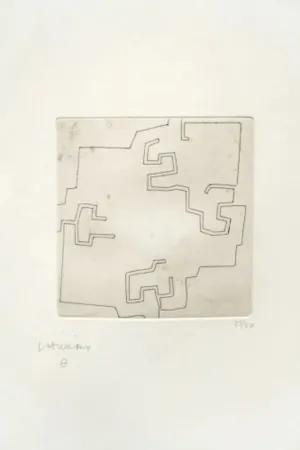 Гравюра Chillida - Enda IV. (Raza)