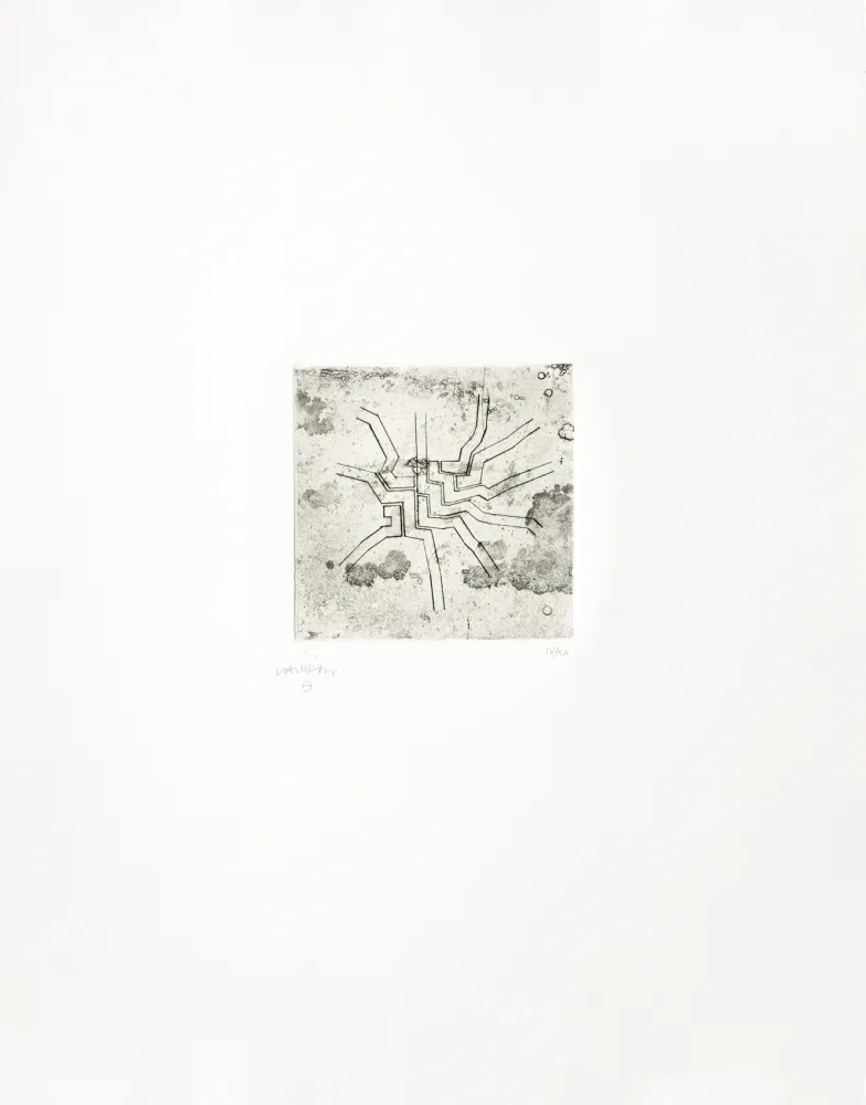 Гравюра Chillida - Enda VI 