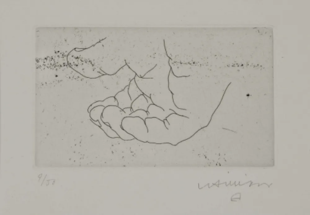 Гравюра Chillida - Esku XI