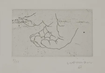 Гравюра Chillida - Esku XI