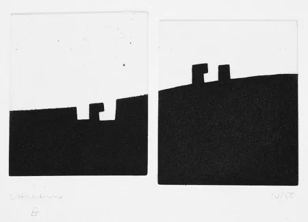 Офорт Chillida - Gora Bera – Arriba Abajo