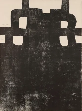 Литография Chillida - Gurutze Gorria III