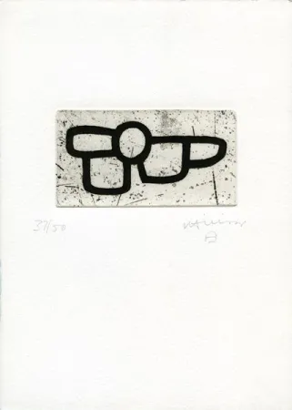 Офорт Chillida - Homenaje a Arnold Rudlinger