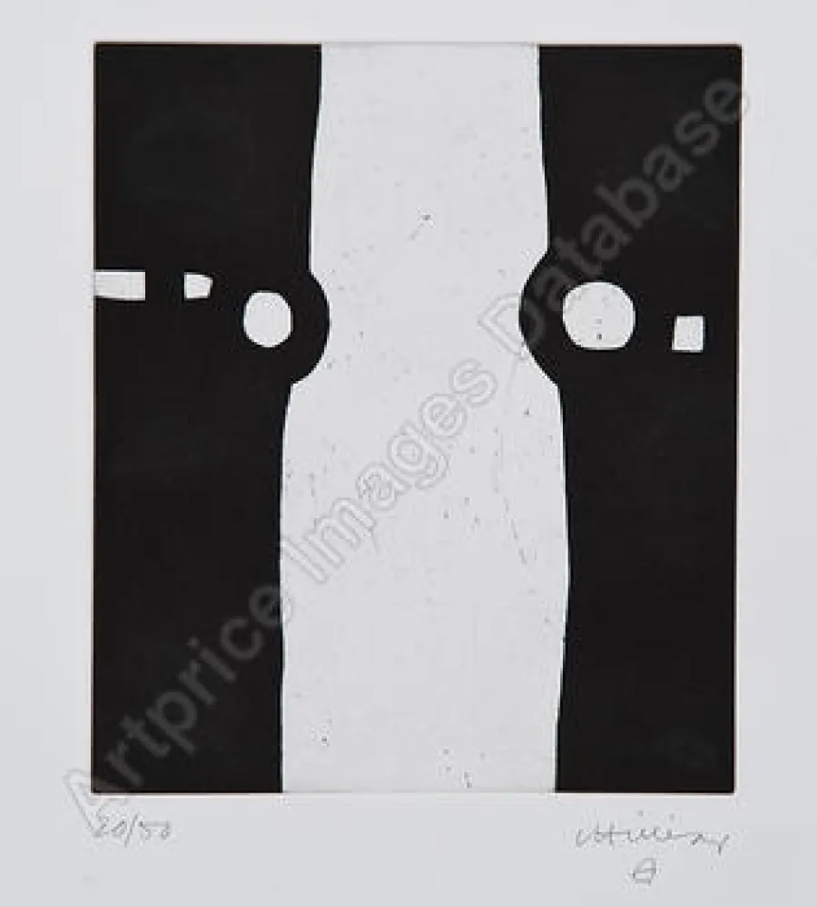 Офорт Chillida - Homenaje a Cristobal Balenciaga I