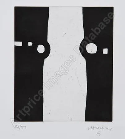 Офорт Chillida - Homenaje a Cristobal Balenciaga I