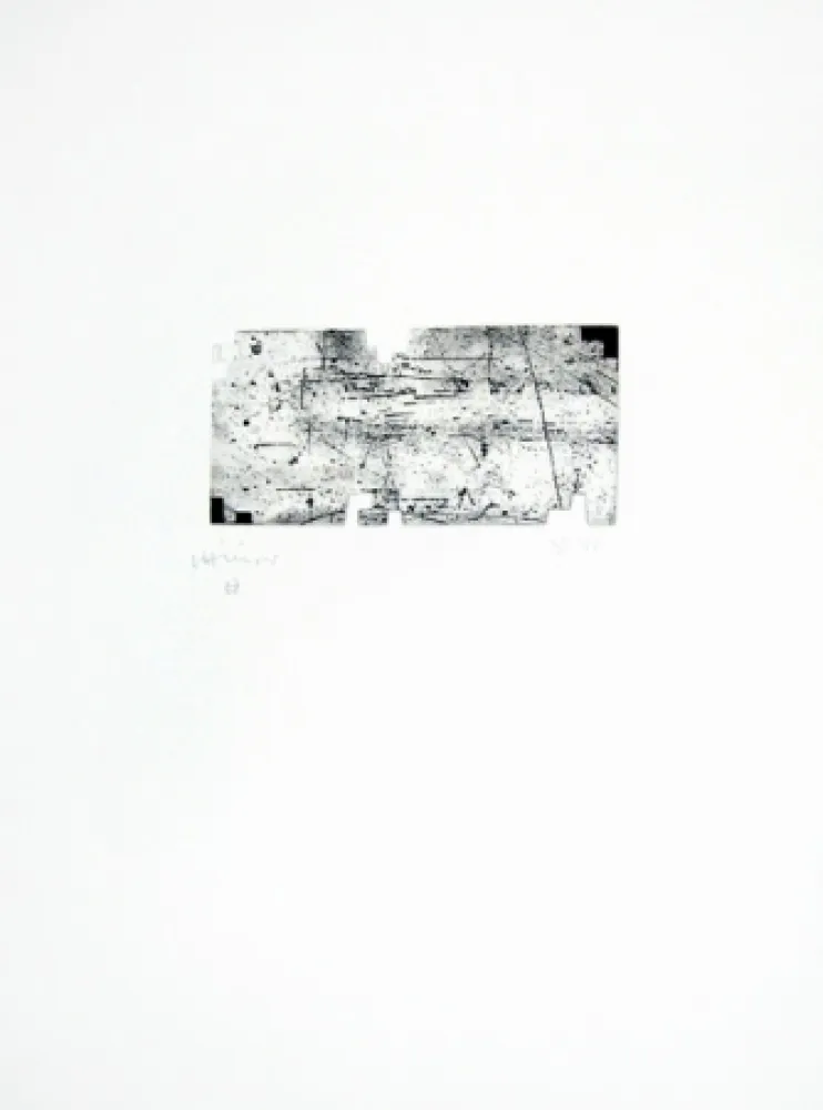 Гравюра Chillida - Itsasoratu