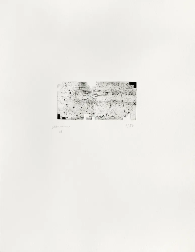 Гравюра Chillida - Itsasoratu II 