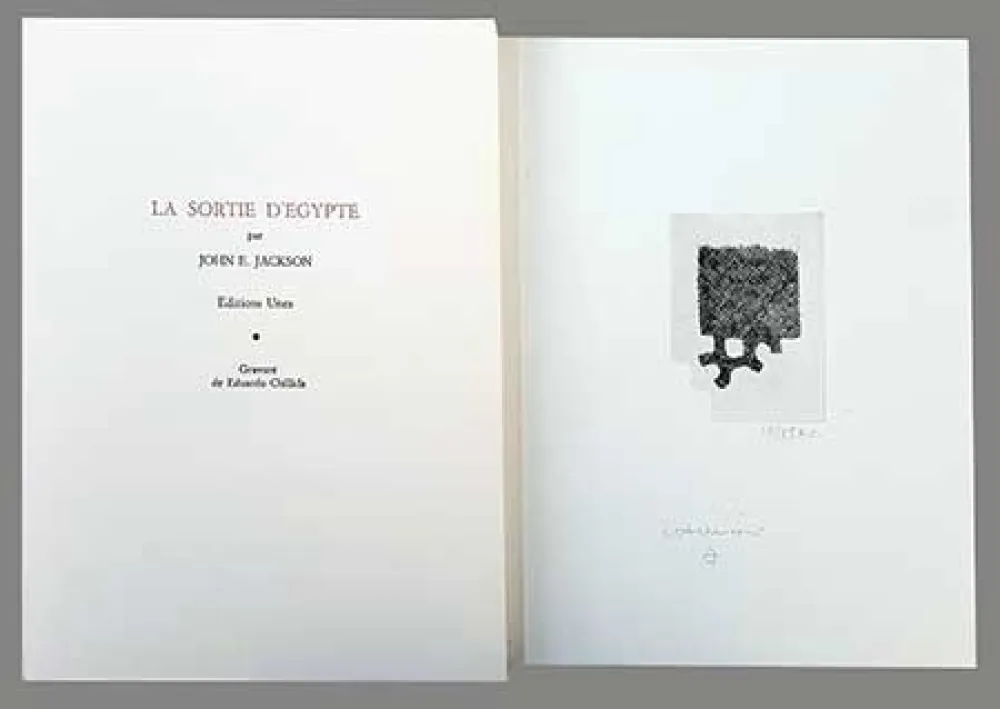 Иллюстрированная Книга Chillida - La sortie d'Egypte