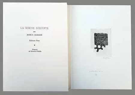 Иллюстрированная Книга Chillida - La sortie d'Egypte
