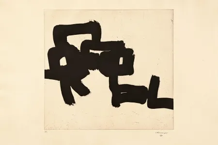 Офорт Chillida - Large Modulation