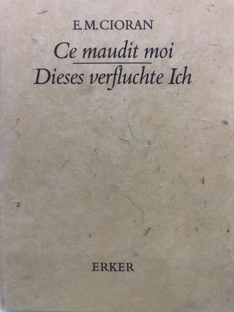 Офорт Chillida - Libro Cioran 