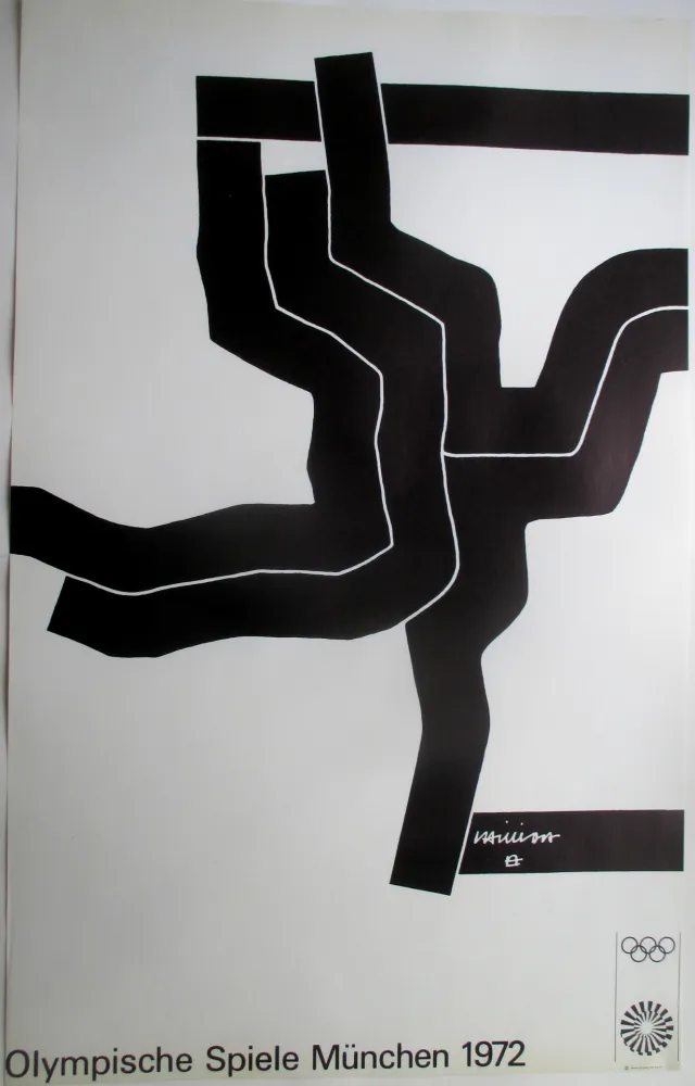 Литография Chillida - Olympic Games 1972, original lithograph