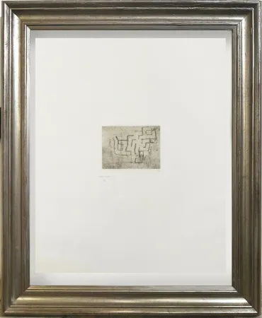 Гравюра Сухой Иглой Chillida - Opus P.II