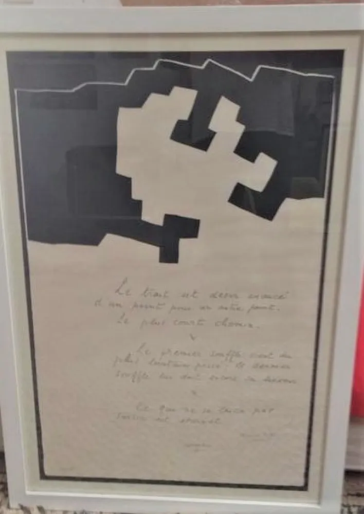 Сериграфия Chillida - Placard Jabes