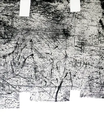 Офорт И Аквитанта Chillida - Une helene de vent ou fumee I