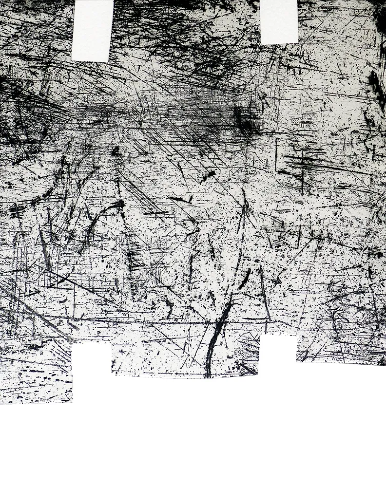 Гравюра Chillida - Une helene de vent ou fumee I