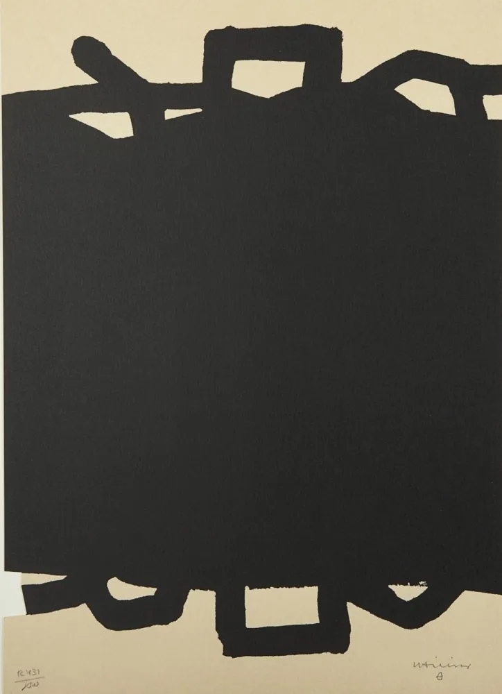 Литография Chillida - Untitled, ca.