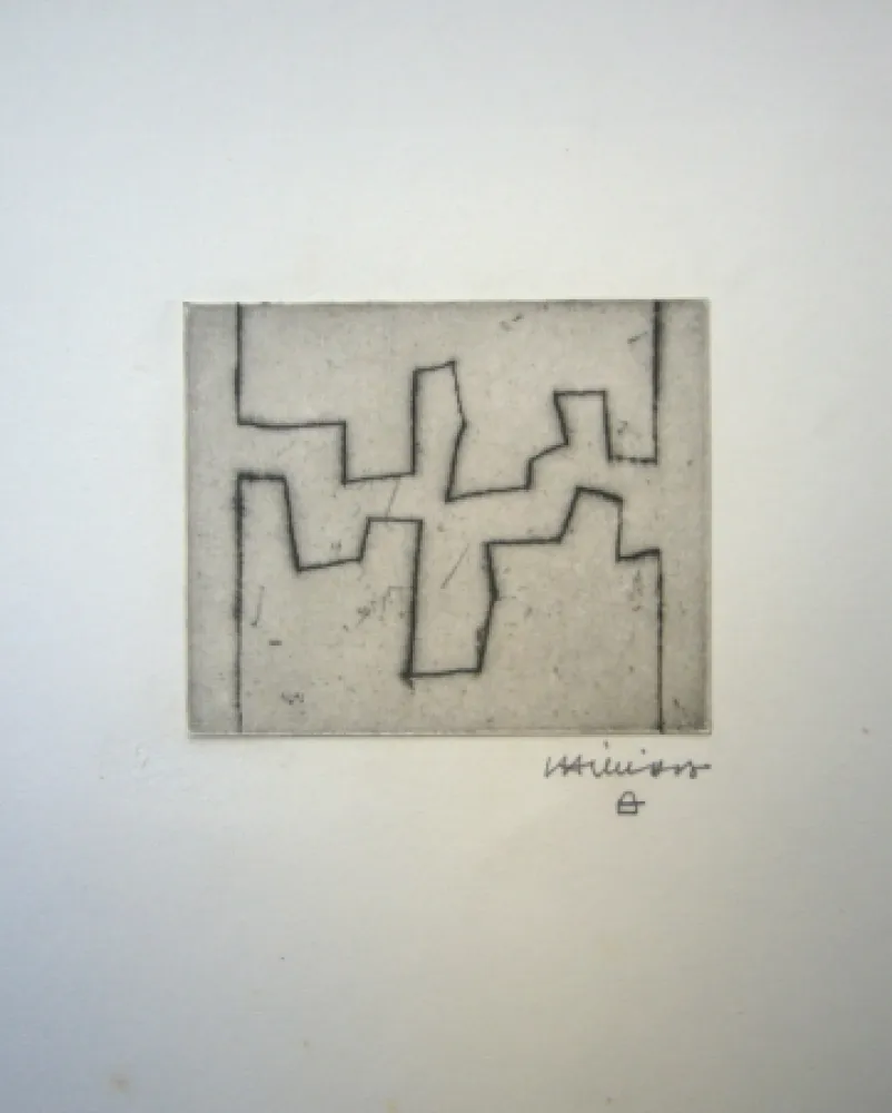 Офорт Chillida - Ze II