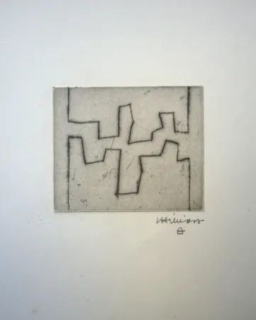 Офорт Chillida - Ze II