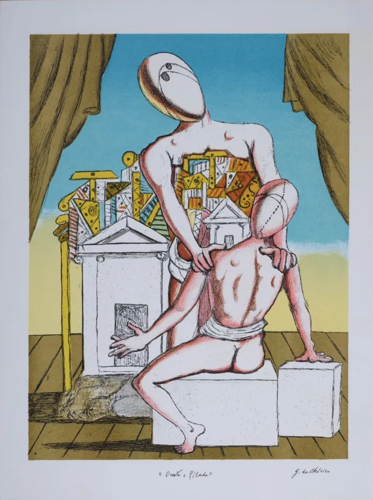 Литография Chirico (De) - Oreste et Pilade