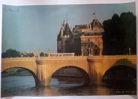 Афиша Christo - Christo's Wrapped Pont Neuf Paris - Handsigned
