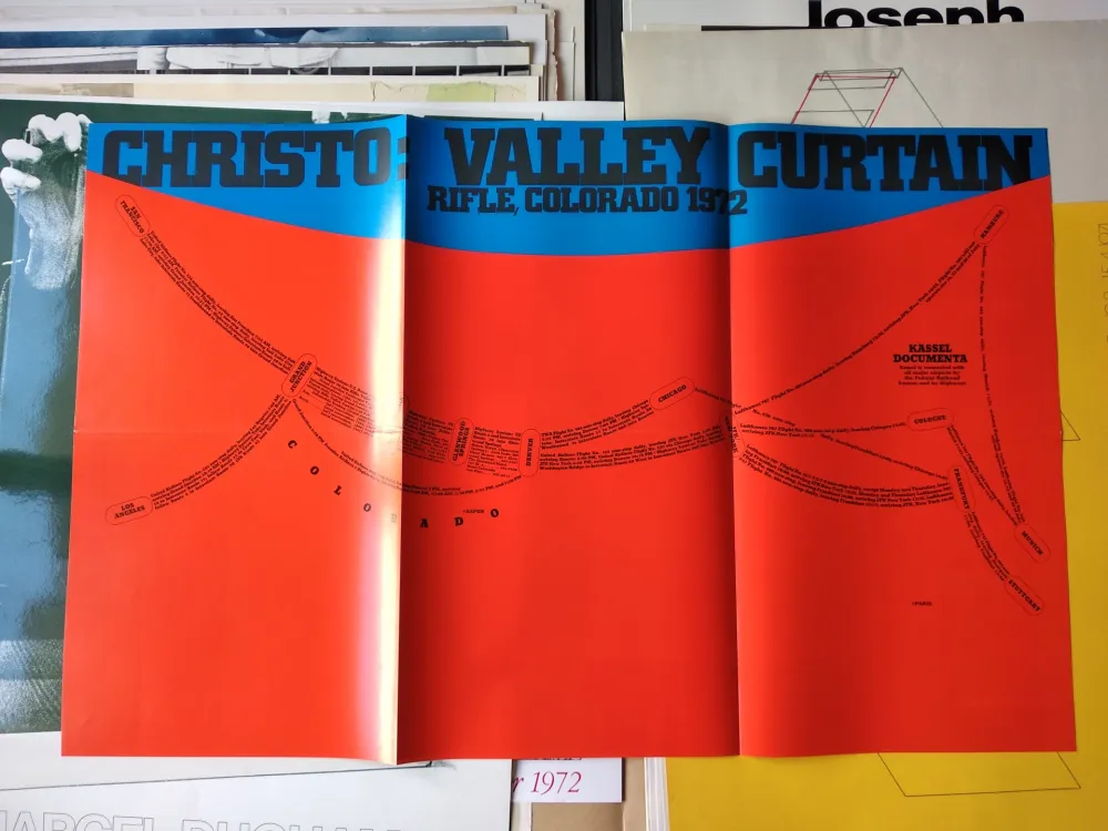 Гашение Christo & Jeanne-Claude - „Christo: Valley Curtain, Rifle, Colorado 1972“.
