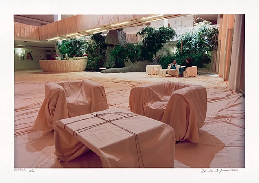 Литография Christo - Museum Würth Wrapped Chairs