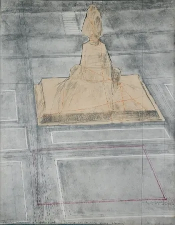 Многоэкземплярное Произведение Christo - PIAZZA DEL DUOMO MILAN