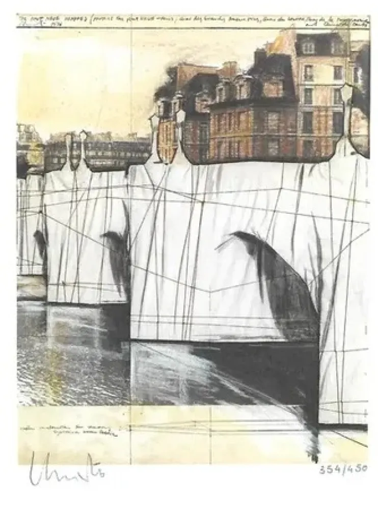 Гашение Christo - PONT NEUF 