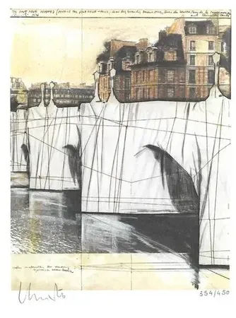 Гашение Christo - PONT NEUF 