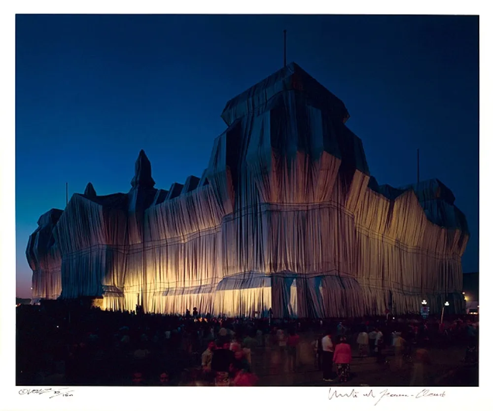 Фотографии Christo - Reichstag Mappe I, 22 Uhr