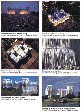 Фотографии Christo - Reichstag Mappe II, 6 Blatt