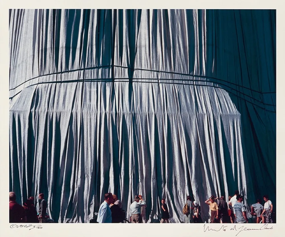 Фотографии Christo - Reichstag Mappe II, Faltenwurf