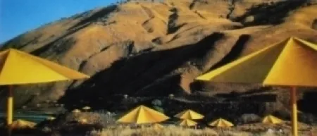 Многоэкземплярное Произведение Christo - The Umbrellas, Japan-USA, 1984-91, California, USA Site