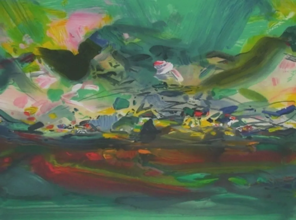 Литография Chu Teh Chun  - Composition