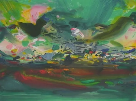 Литография Chu Teh Chun  - Composition