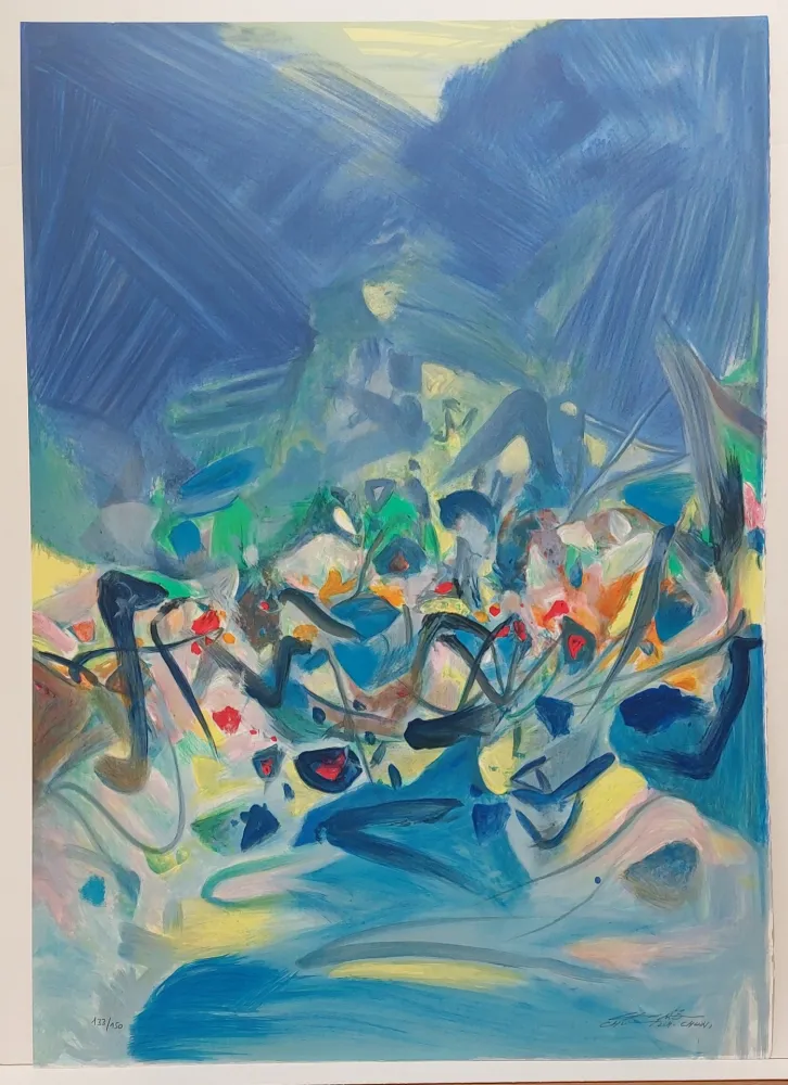 Литография Chu Teh Chun  - Composition XXX 