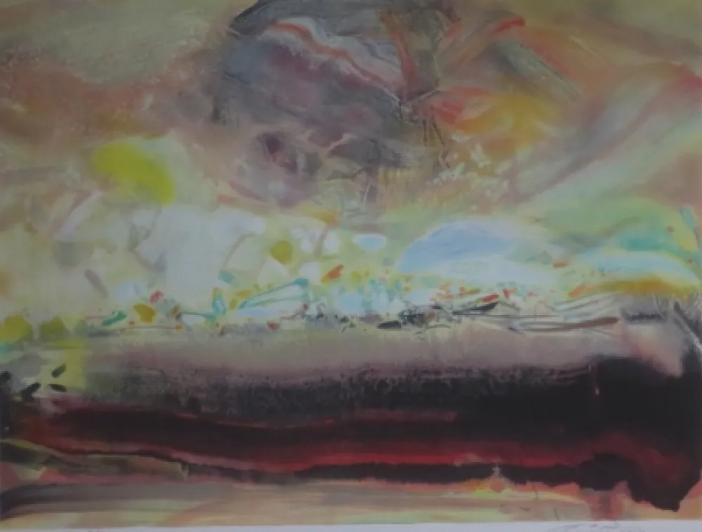 Литография Chu Teh Chun  - Sans titre XVI