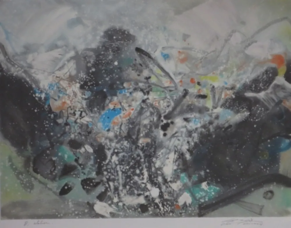 Литография Chu Teh Chun  - Sans titre XVII