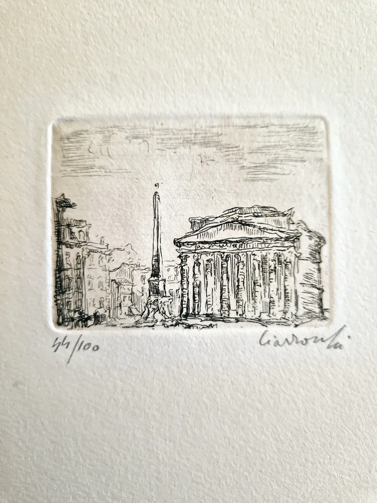 Офорт Ciarrocchi - Pantheon