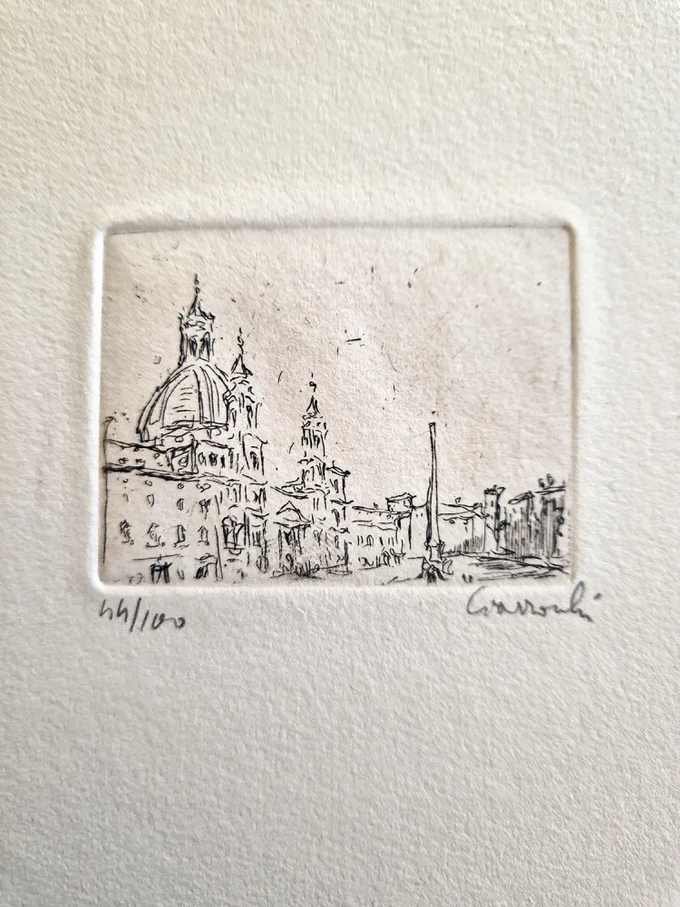 Офорт Ciarrocchi - Piazza Navona