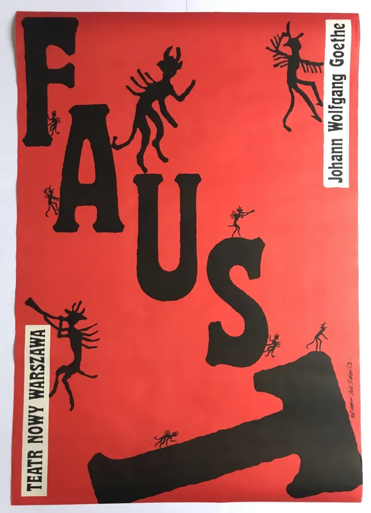 Афиша Cieslewicz  - Faust, Goethe / Nowy Teatr Warszawa