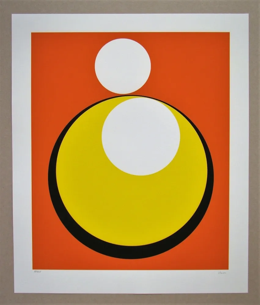 Сериграфия Claisse - Unité orange