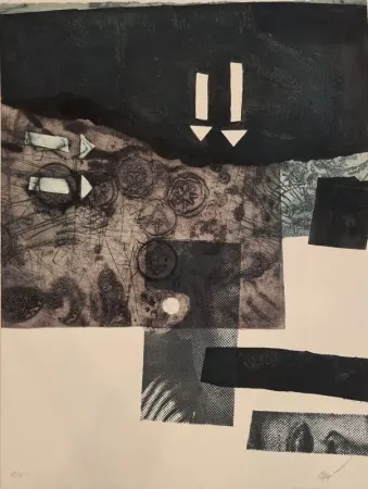 Гравюра Clavé - Avec des Flèches 