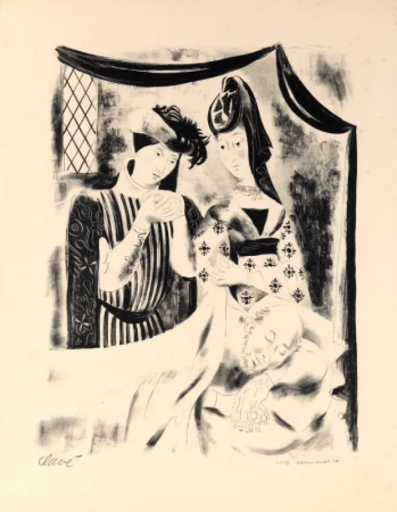 Литография Clavé - Chansons du Paseé